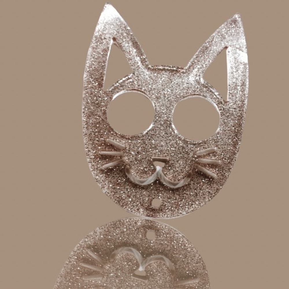 Chocolate Chestnut Kitty Keychain 🤎